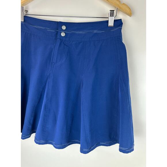 Title Nine Skort Skirt + Shorts Blue Tennis Pickleball Golf Flare Swing Size 2 - Picture 5 of 14